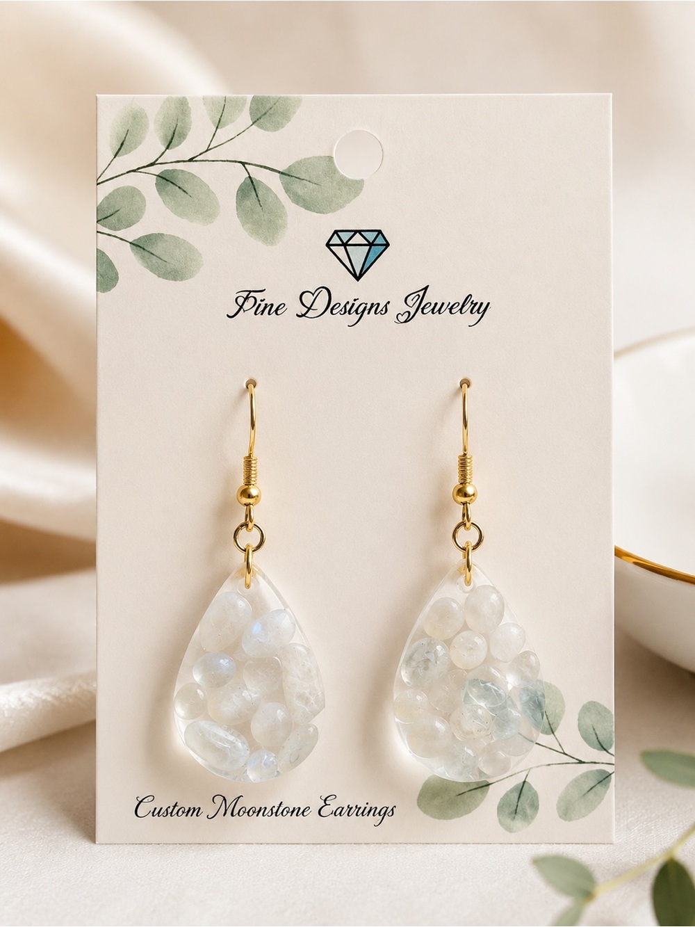 Moonstone Earrings